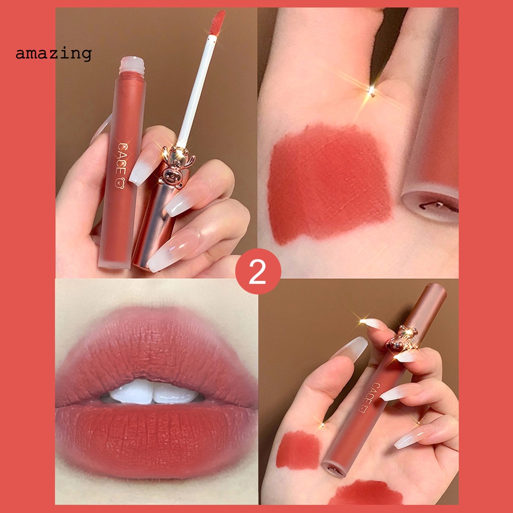 [Hàng mới về] Son kem lì tông nude hỗ trợ dưỡng ẩm tiện dụng cho nữ