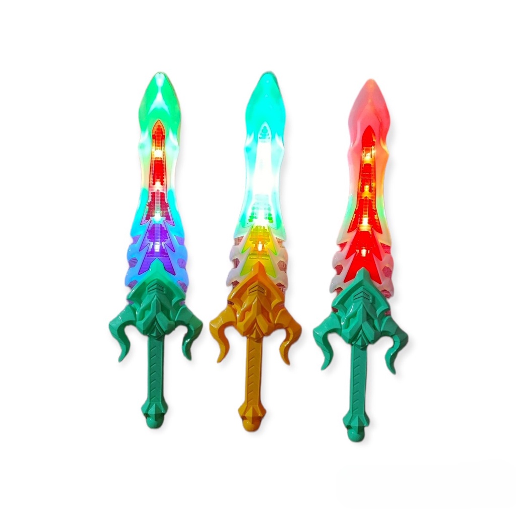 Đồ Chơi Kiếm Nhựa 3 màu có nhạc phát sáng cho trẻ em