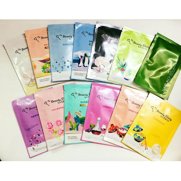 BẢN ĐÀI-Mặt nạ My Beauty Diary Đài Loan miếng lẻ