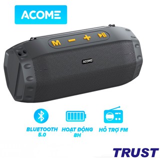 Loa Bluetooth ACOME A3 Công Suất 5W - Hỗ Trợ Kết Nối MicroSD USB Nghe FM - Playtime 8H - HÀNG CHÍNH HÃNG thumbnail