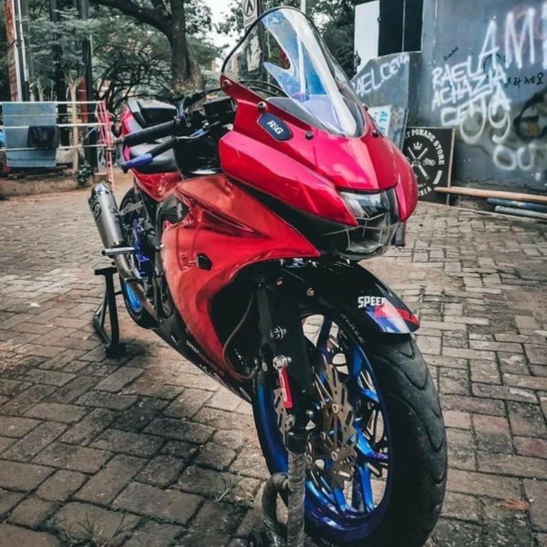 KÍNH GIÓ ĐỘ GSX150R indo vòm cao kèm viền kính