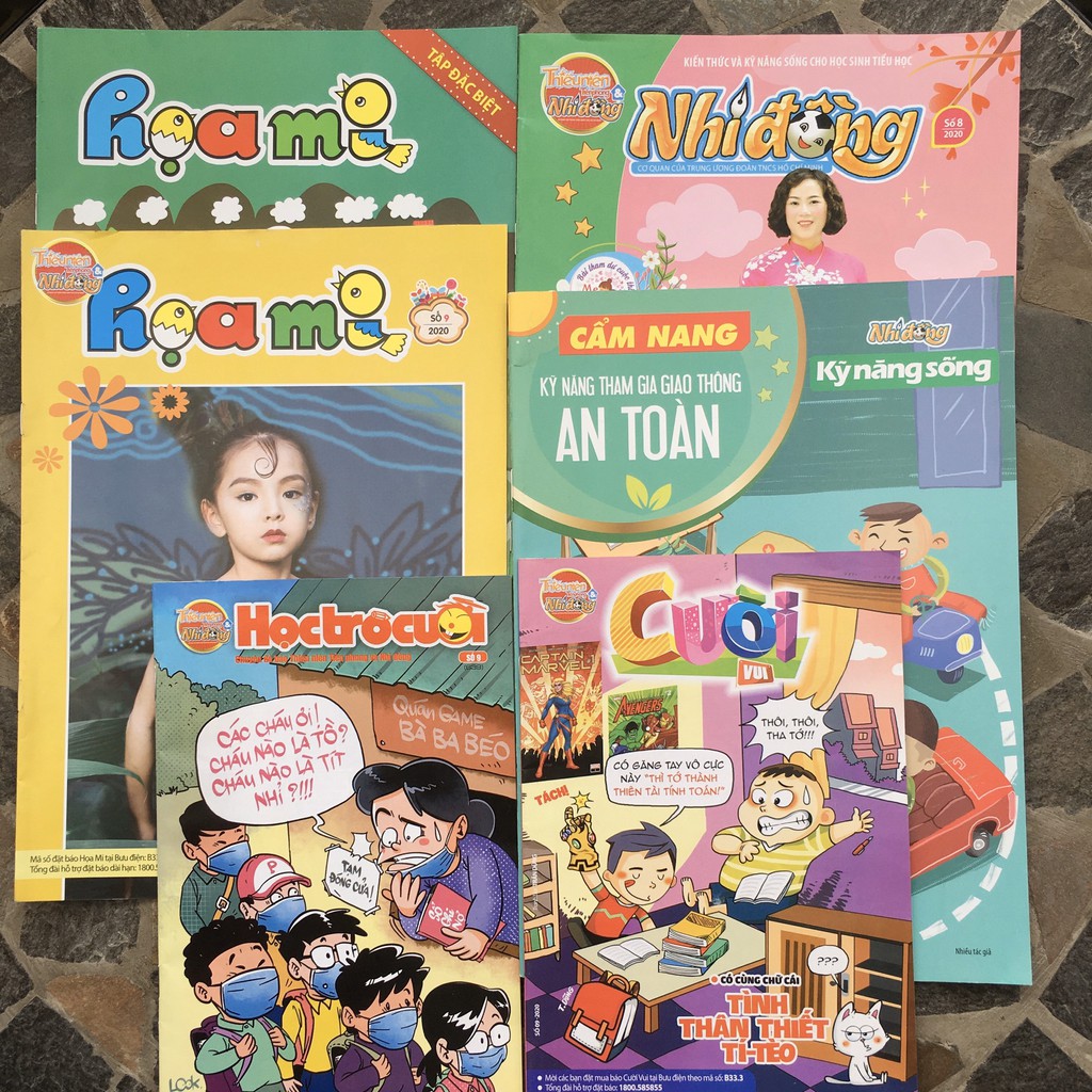 Combo 6 ấn Phẩm Bao Thiếu Nien Tiền Phong Va Nhi đồng Shopee Việt Nam
