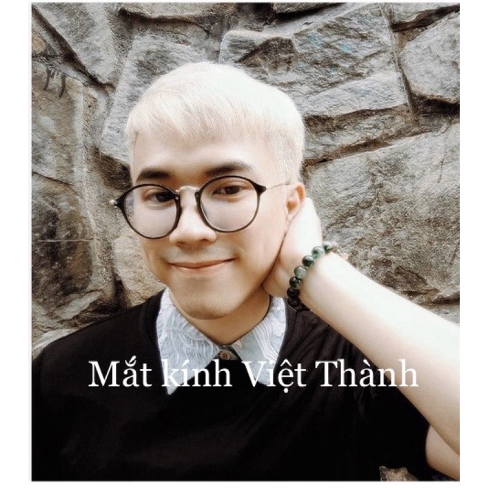 Gọng Kính cận tròn mắt mèo thời trang mảnh hot TikTok mắt kính cận nam nữ