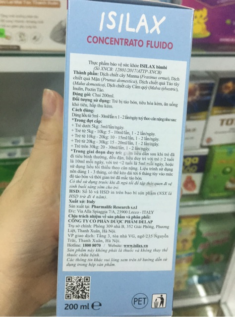 ✳️ ISILAX BIMBI - siro cho bé táo bón nhập khẩu từ Ý | BigBuy360 - bigbuy360.vn