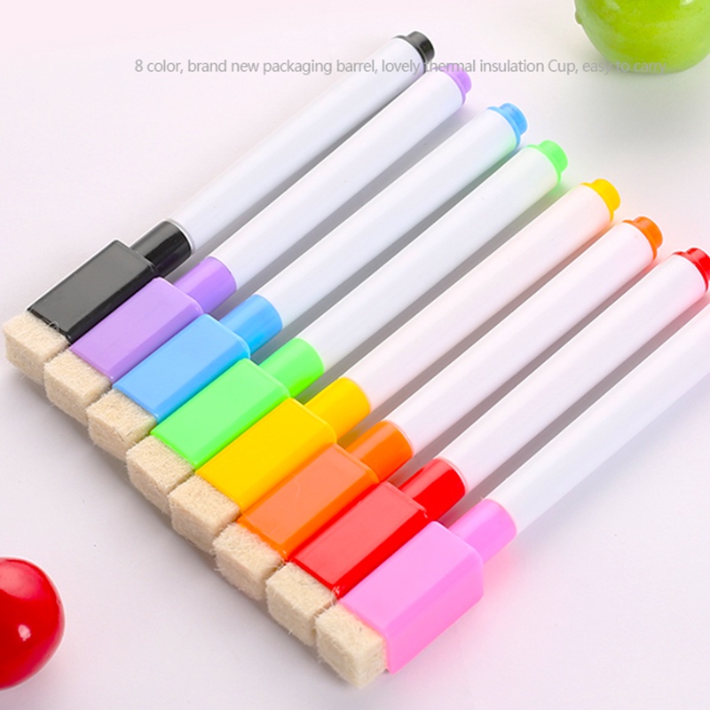 Set 8 Bút Nam Châm Xóa Được Nhiều Màu Sắc Cho Bé