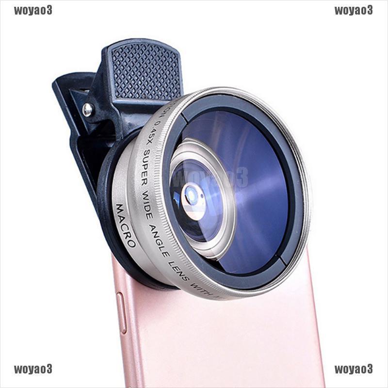 [Mine] Universal 2in1 Clip On Camera Lens Kit Fisheye Wide Angle Macro For Cell Phone