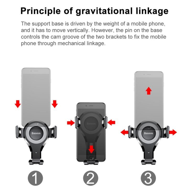 Giá đỡ Baseus Osculum Type hít chân không, tự động mở đóng, đệm bảo vệ cho điện thoại và máy tính bảng