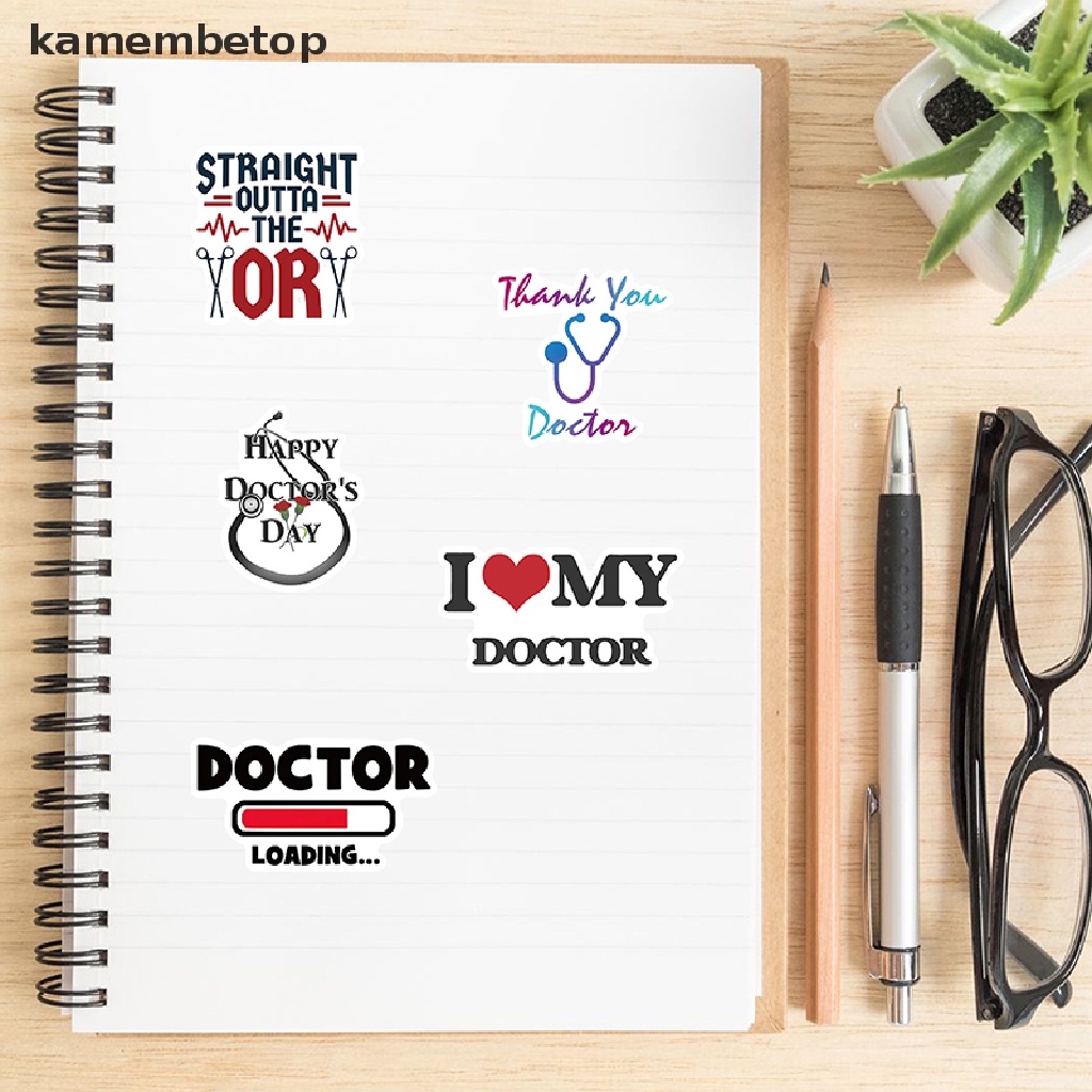 Bộ 50 Miếng Dán Trang Trí Hình Đầu Lâu Dễ Thương