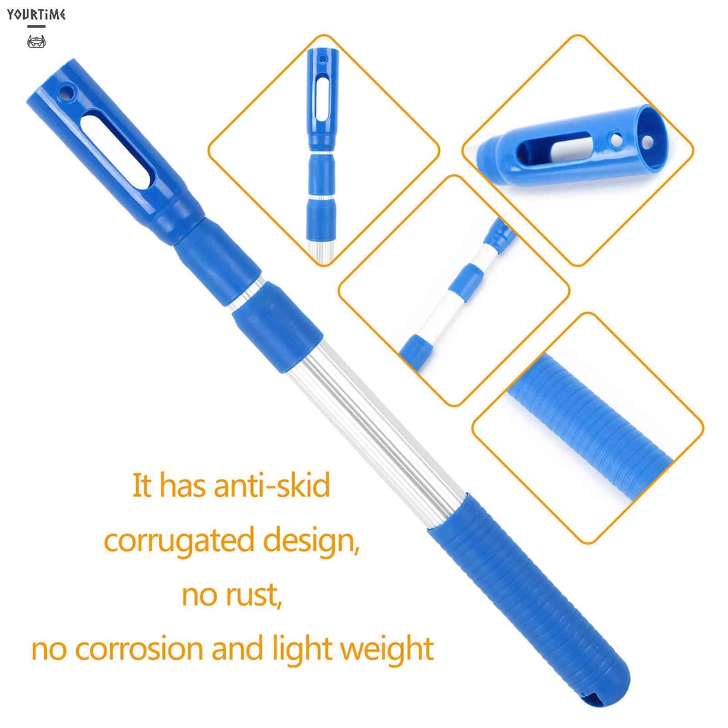 Vợt Vớt Rác Bể bơi 3 Thanh Có Thể Thu Gọn