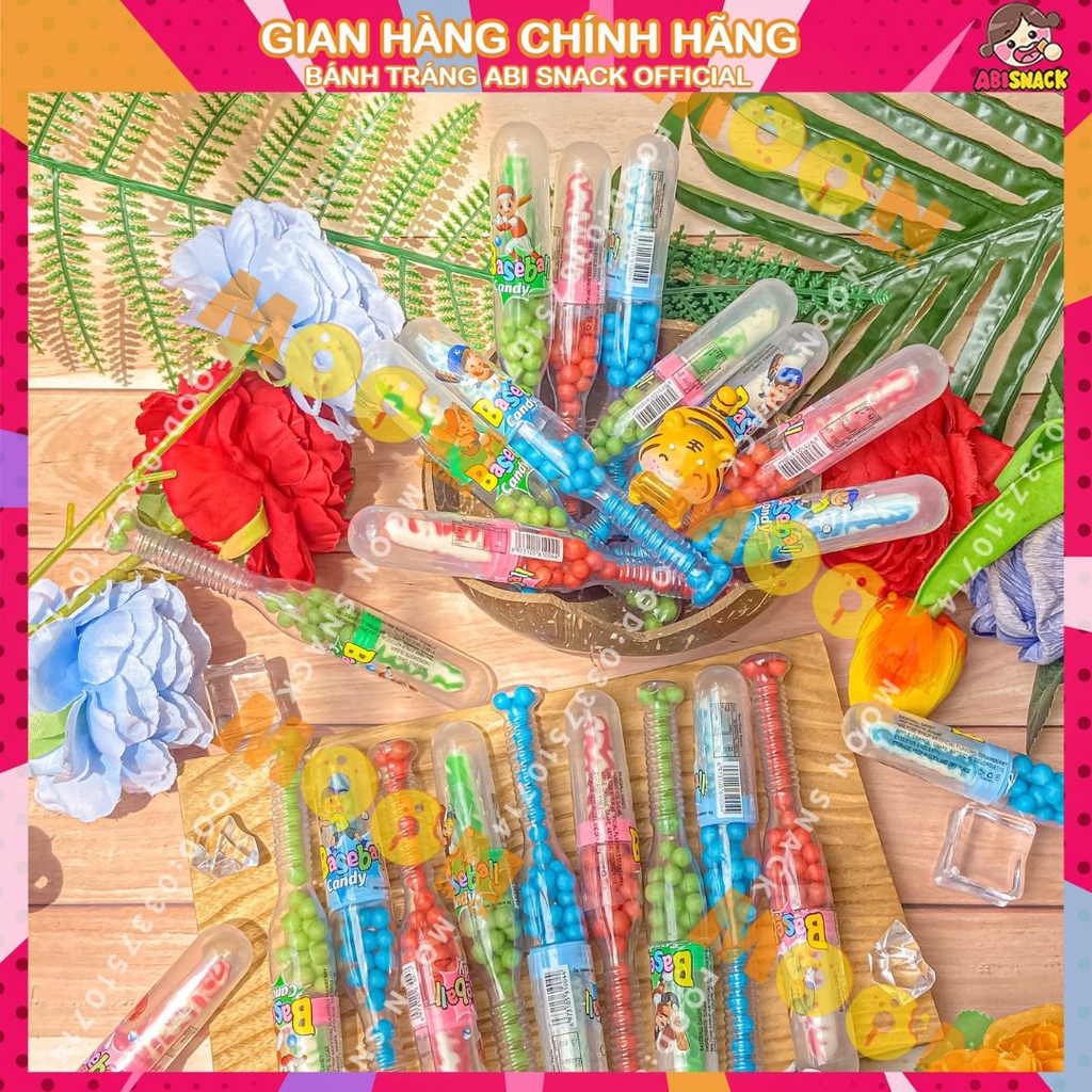KẸO HÌNH GẬY BÓNG CHÀY 1 cây 6g ăn vặt bánh kẹo độc lạ Moon Snack Food