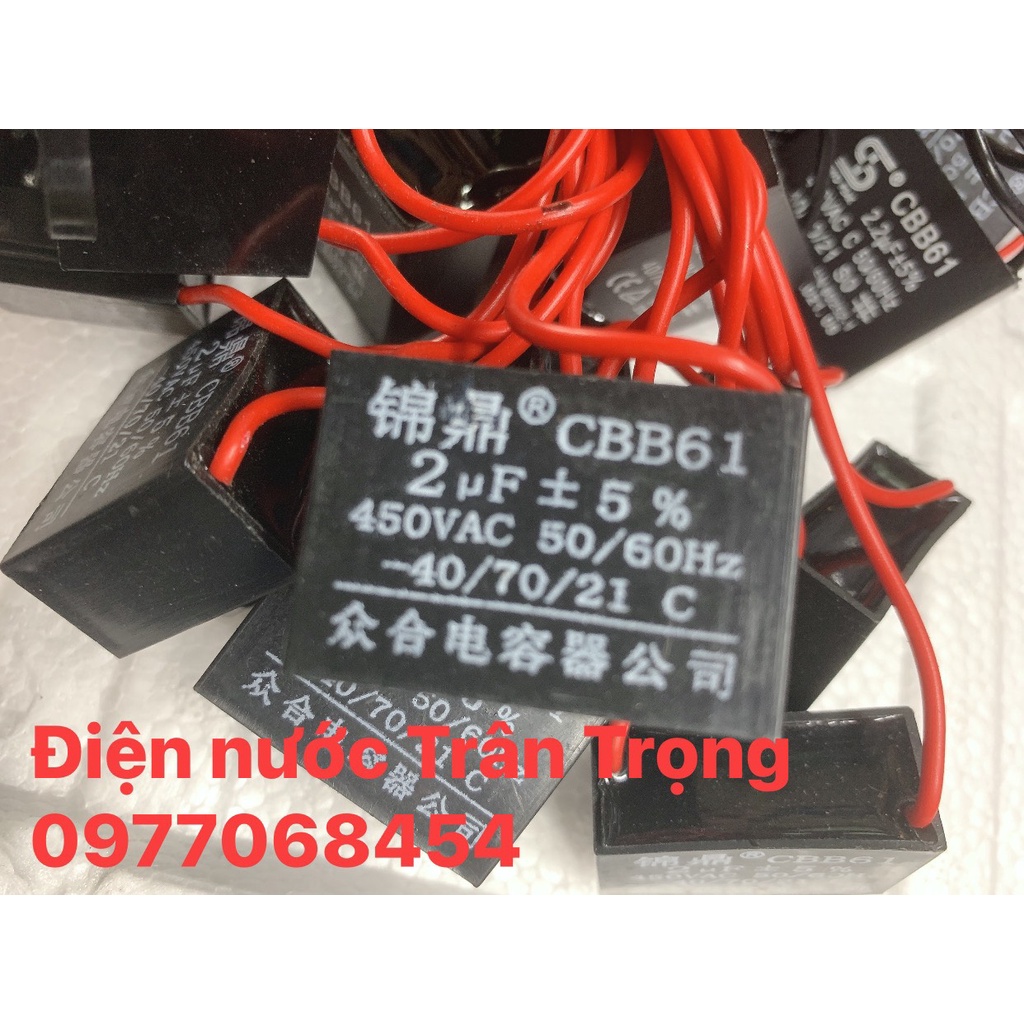 Tụ quạt trần các cỡ