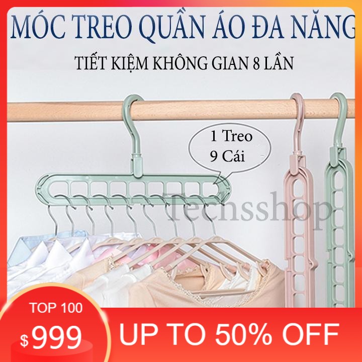 Móc Treo Quần Áo Đa Năng Thông Minh Tiết Kiệm Diên Tích