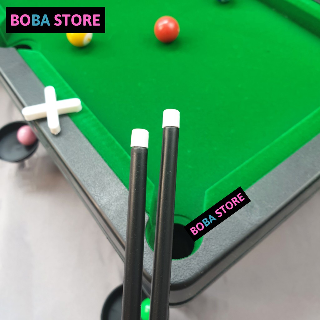 Bàn Bi a Mini BoBa Store Bida Mini giá rẻ cho trẻ em và người lớn, 10 bi Đánh Số - Mặt bàn Nỉ không bong