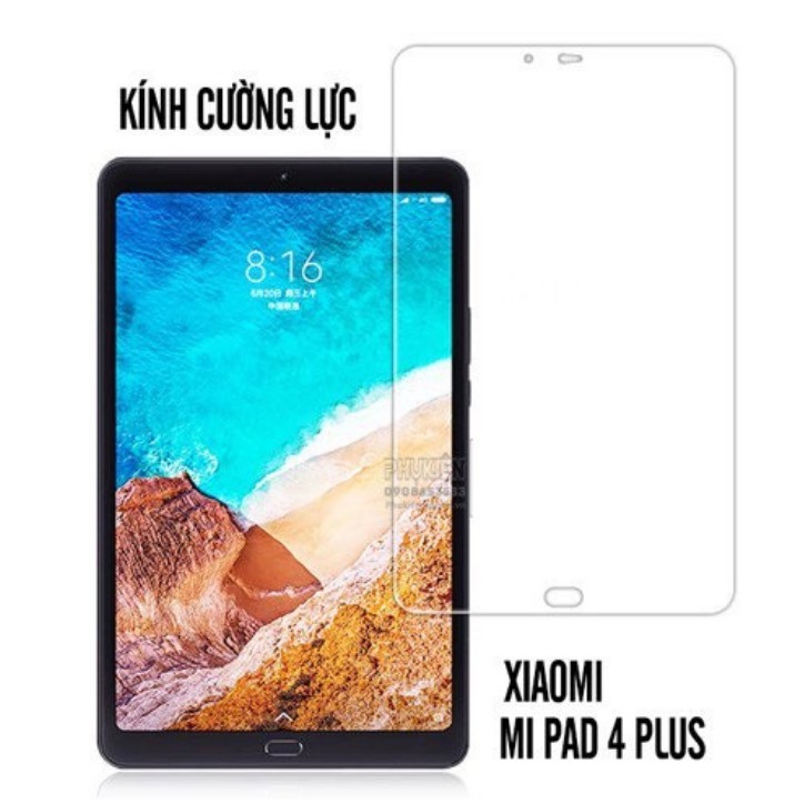 Kính Cường Lực Xiaomi Mi Pad 4 Plus trong suốt / Giá Rẻ