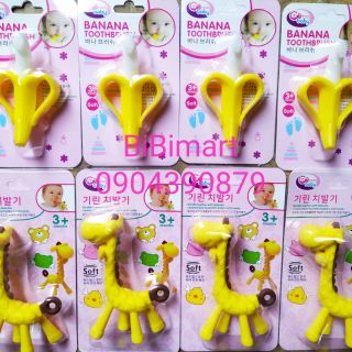 Ngậm nướu, Cắn răng hình con hươu, hình quả chuối cho bé