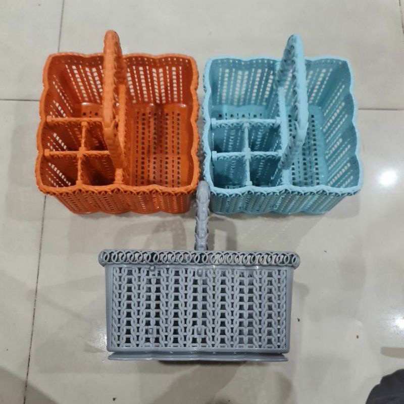 Giỏ nhựa đựng đồ nail  tận gốc  rổ nhựa xách tay PVC loại 1 cao cấp siêu bền xinh nhỏ gọn tiện lợi để dụng cụ làm móng