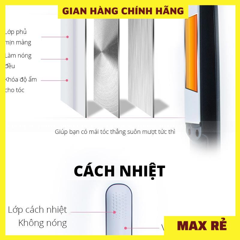 MÁY ÉP TÓC CHÍNH HÃNG JK6016 - Là thẳng tóc, duỗi tóc mức nhiệt tốt, không gãy tóc - Dụng cụ tạo Kiểu, làm đẹp