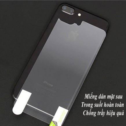 [Mã ELORDER5 giảm 10K đơn 20K] Dán mặt sau IPHONE trong suốt - dán dẻo chống trầy xước