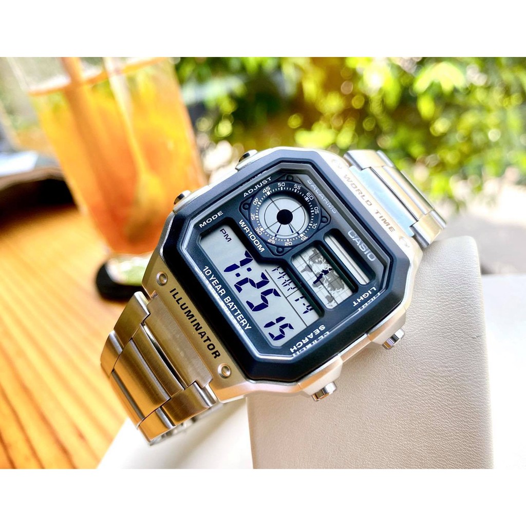 Đồng hồ nam Casio AE-1200WHD-1AV thể thao khoe cá tính