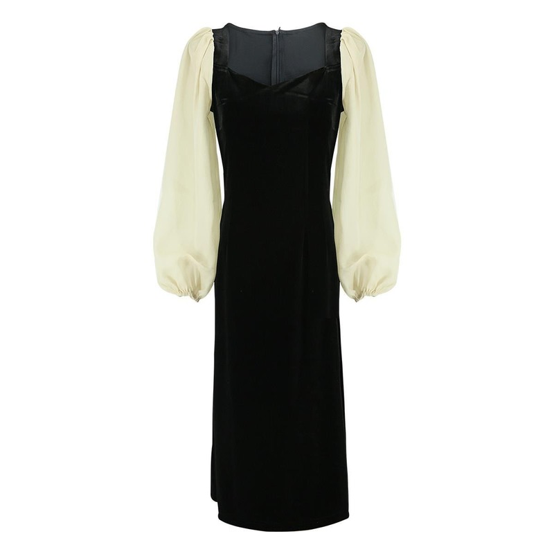 Đầm dài tay thời trang quyến rũ cho nữ