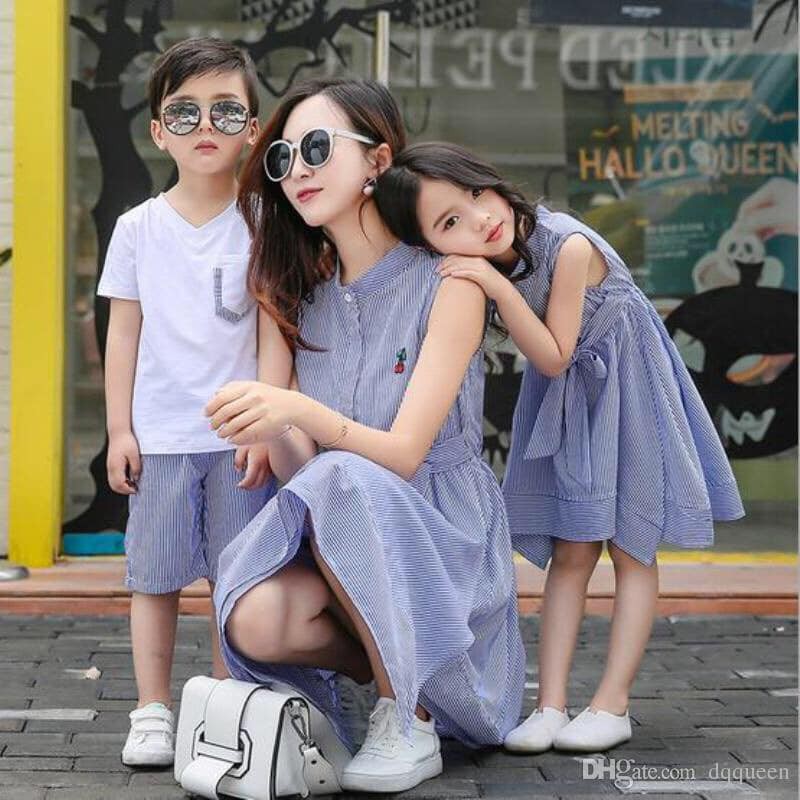 [Đẹp vô đối] Set đồ đôi mẹ và bé hàng thiết kế với chất cotton lụa hàn mềm & đẹp, set mẹ bé gái set mẹ bé trai