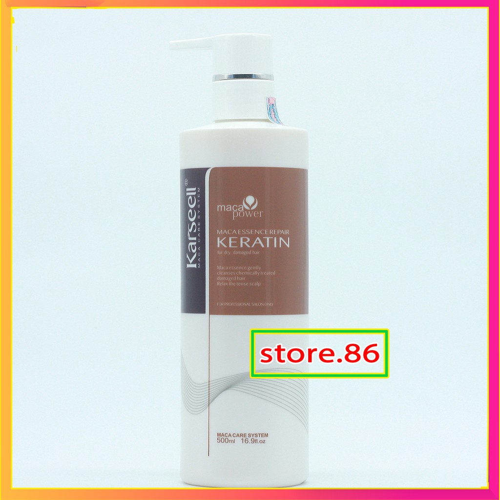 Ủ tóc hấp phục hồi tóc kem hấp hấp tóc dầu hấp KERATIN PHỤC HỒI TÓC NÁT  chai 500ml hàng chính hãng