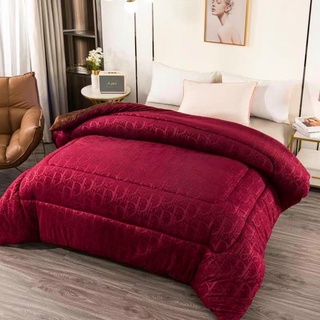 Chăn lông cừu đại hàn thương hiệu nặng 4,5kg mẫu 2021