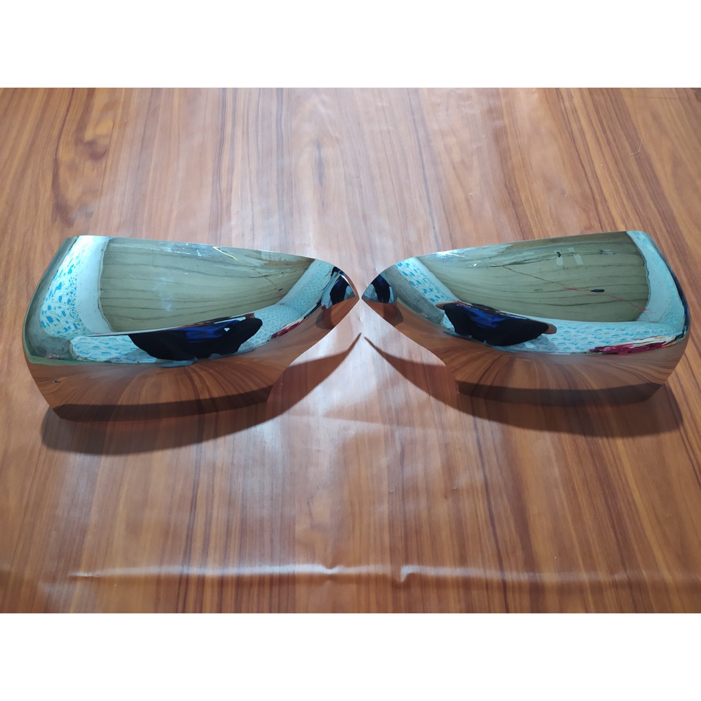 Ốp gương chiếu hậu xe Ford Ranger 2022-2016 Nhựa ABS Mạ Crom Cao Cấp