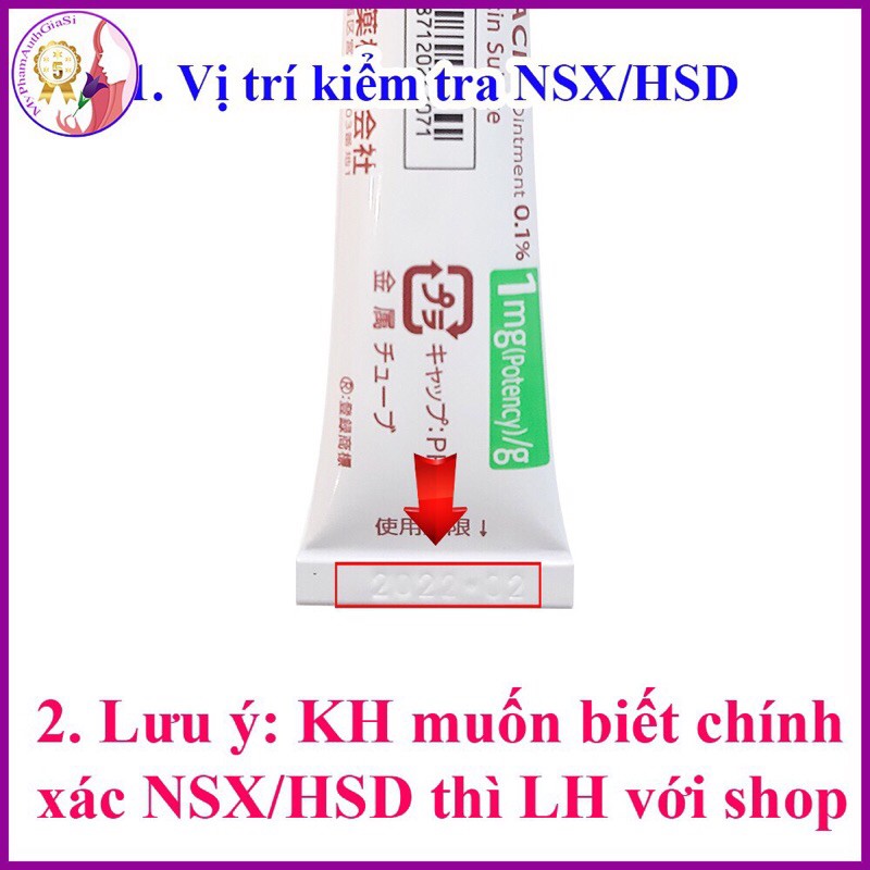 Gel GENTACIN OITMENT Giảm Sẹo 0.1% NHẬT BẢN 10g