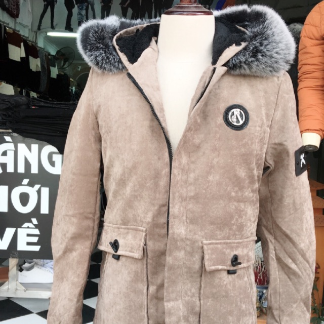 Khoác dạ dáng dài nam