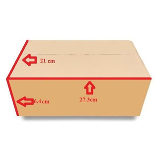 100 Hộp CARTON 27.3x21x6.4cm 💖 FREESHIP️ 💖 Hộp Carton Đóng Hàng Giá Rẻ