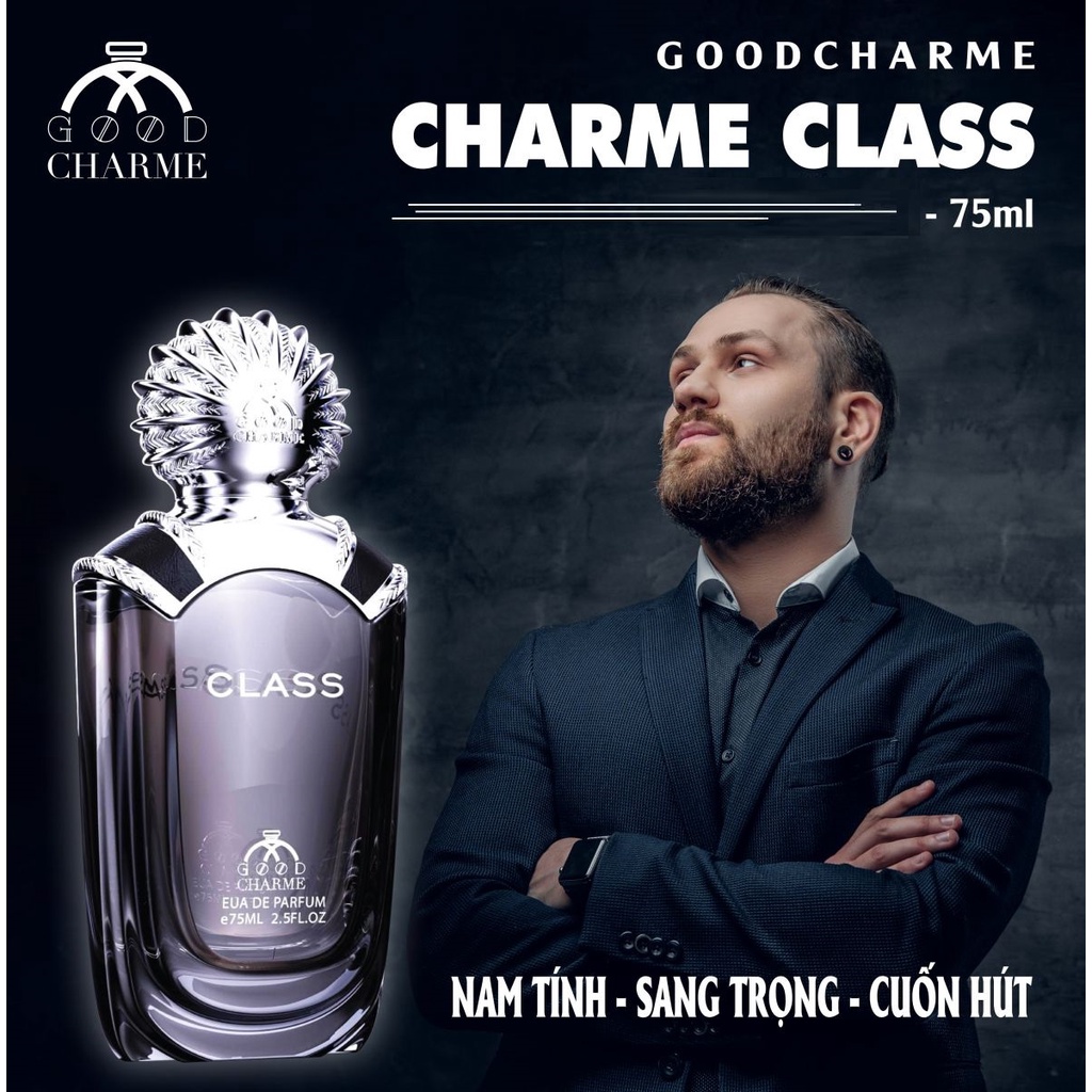 Nước hoa nam Charme Class 75ml Nam tính mạnh mẽ cá tính