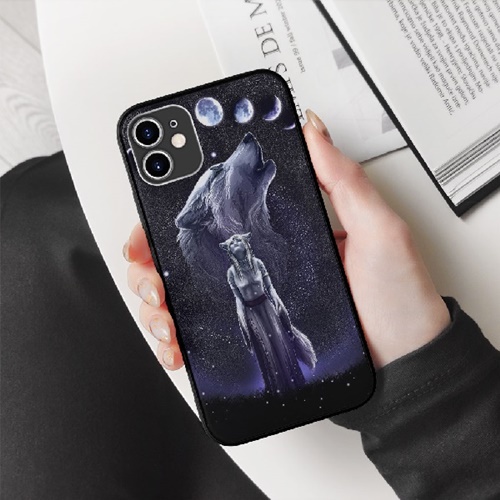 Ốp Lưng Thanh Lịch Hình Xăm Thiên Thạch Sói Chống Nước cho IPHONE SAMSUNG WOL20210015