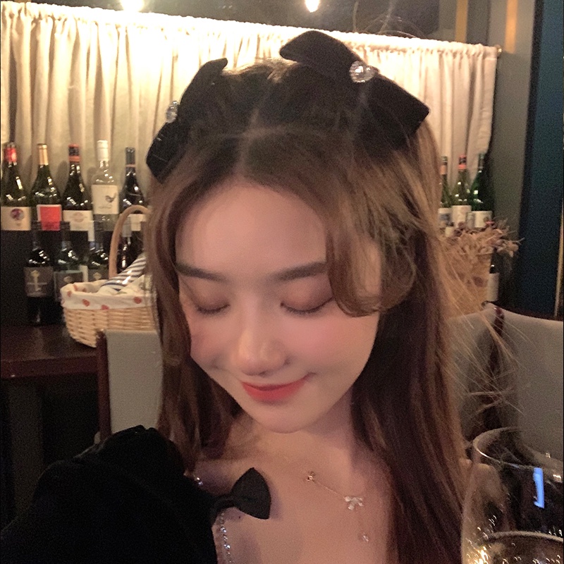 Kẹp tóc nơ bướm phong cách Hàn Quốc dễ phối đồ dành cho nữ（1pcs）