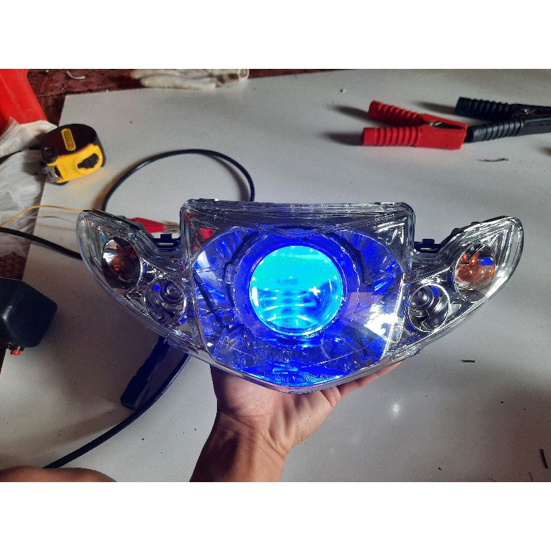 Chóa sirius hello lên bi led sanvi s8 full chóa