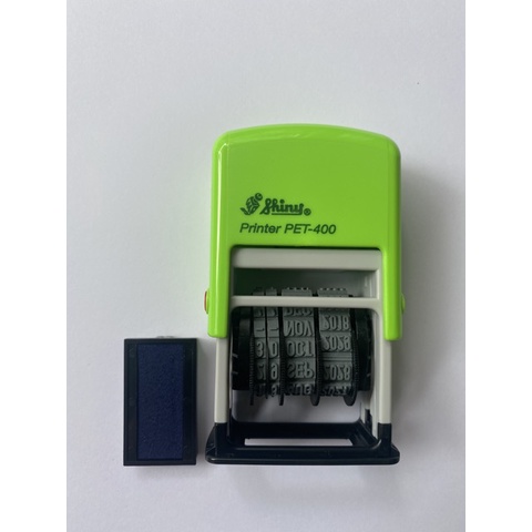 Dấu date/ Dấu ngày tháng năm Shiny PET-400 /Đóng trên giấy