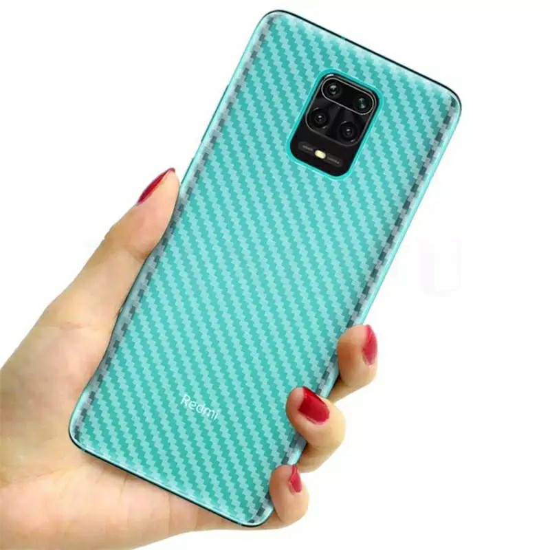 Dán lưng Carbon Redmi Note 9 Pro 5G / Mi 10T Lite FREESHIP Từ 50k vân caro chống mồ hôi