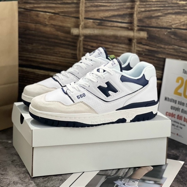 Giày Thể Thao Sneaker NB.550 Navy Bản Đẹp Nhất Các Màu