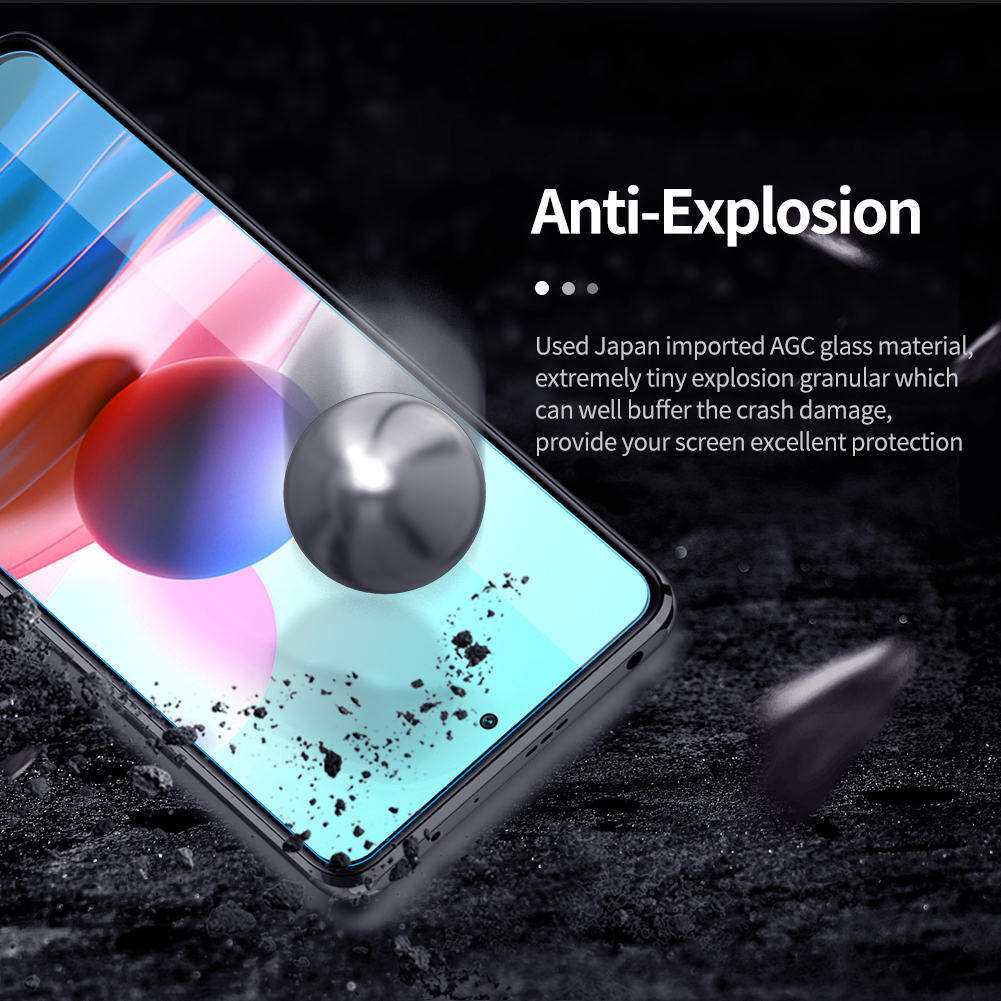 Kính Cường Lực Nillkin 2.5d H+ Pro Cho Xiaomi Redmi Note 10 Pro / Redmi Note 10 Pro Max Dày 0.2mm 9h