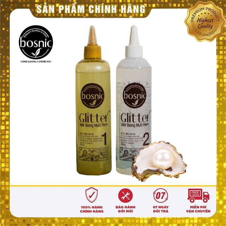 [Dành cho salon chuyên nghiệp] Thuốc Uốn Đa Năng Keratin Ngọc Trai BOSNIC 400ML