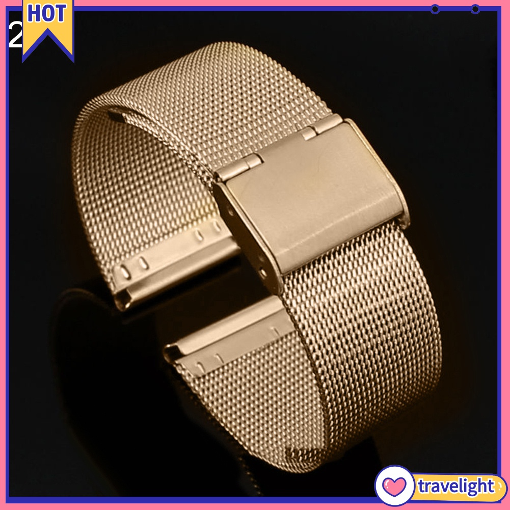 [Travelight] Dây Đeo Thay Thế Bằng Thép Không Gỉ Cao Cấp Cho Đồng Hồ K3 18mm - 24mm