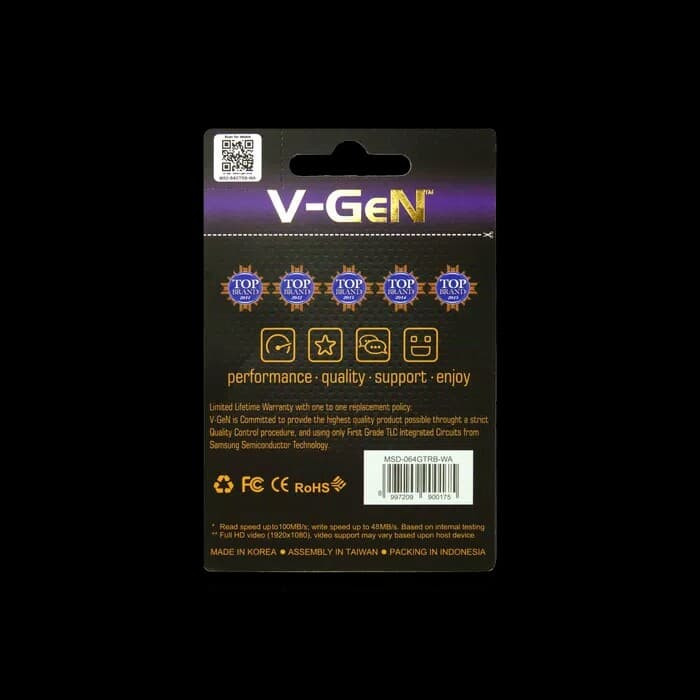 Linh Kiện Điện Tử V-Gen Sdhc 64gb Turbo Series 10, 100mb / S | BigBuy360 - bigbuy360.vn