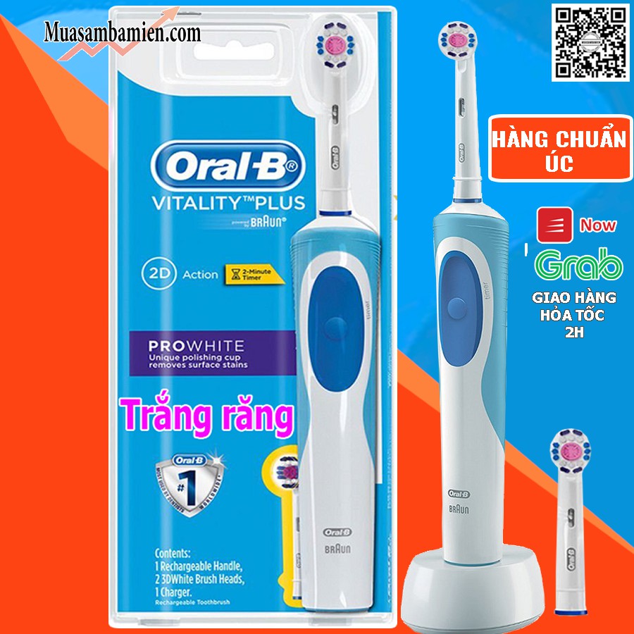 Bàn chải điện Oral-B Vitality chính hãng Chuẩn Úc