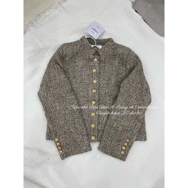 Áo khoác  dạ Tweed mẫu hót hít hàng quảng châu