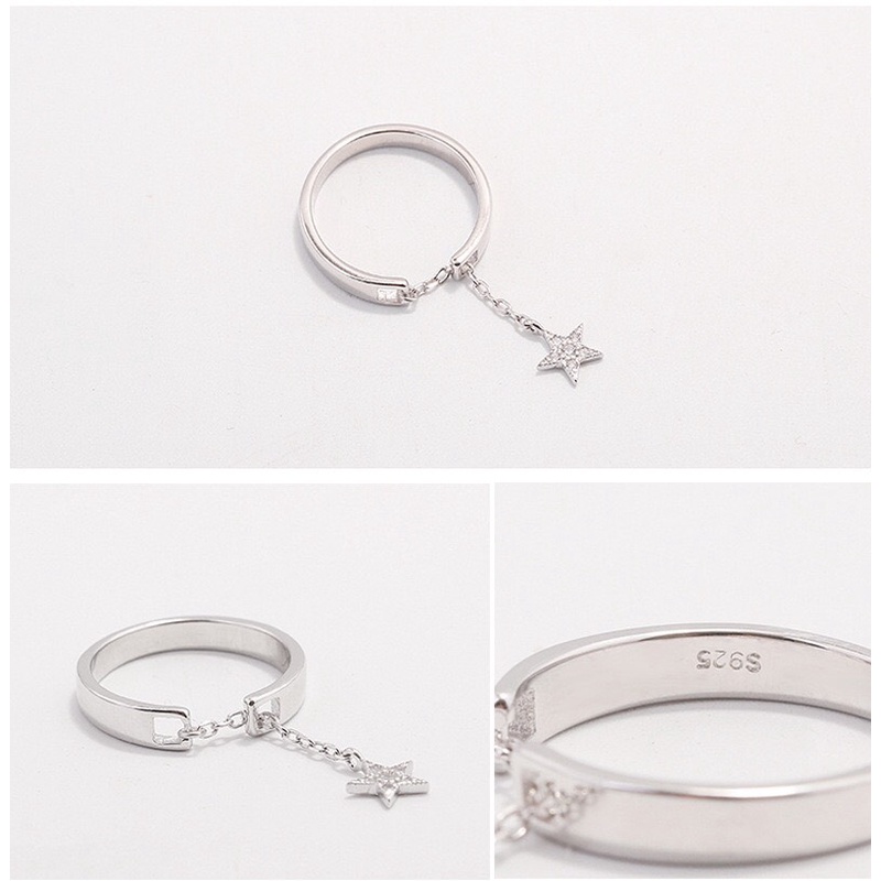 [Freesize] Nhẫn Nữ Bạc 925 Cao Cấp Thiết Kế ERASHOP 074901 - Dây Trăng Đá Độc Đáo, Nữ Tính, Siêu Rẻ Đẹp