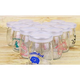 Set 12 hũ thuỷ tinh làm sữa chua, caramen