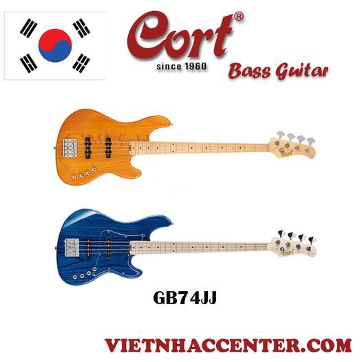 Guitar Bass Cort GB74JJ (CHÍNH HÃNG)