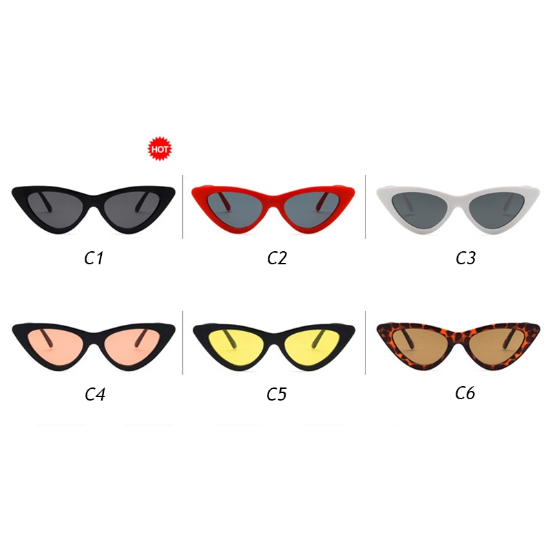 Kính Mát Mắt Mèo Phong Cách Retro Hàn Quốc
