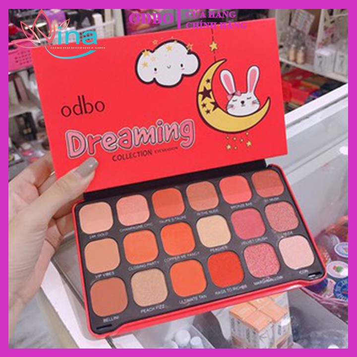 Màu Mắt Odbo Dreaming Collection OD224 No.3 Thỏ Ngọc 18 Ô