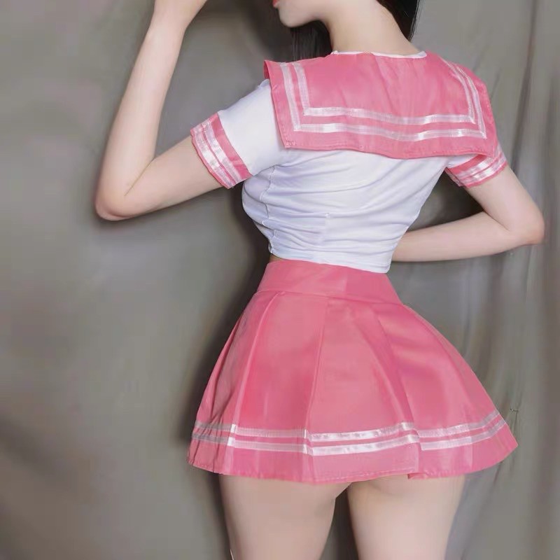 Cosplay nữ sinh màu hồng dễ thương sexy hàng quảng châu ( che tên sản phẩm) | BigBuy360 - bigbuy360.vn